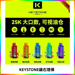 KEYSTONE FLEX-3 鑰石大容量25000口專彈專機套裝